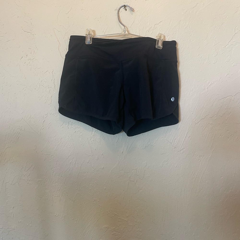 lululemon athletica Black Women's Running Shorts